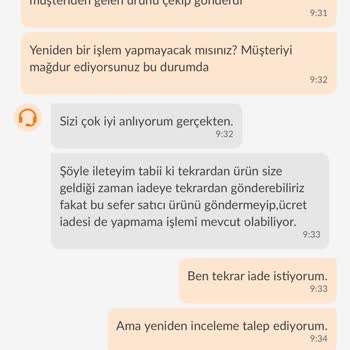 Trendyol'da Beden Uymayan Ferace Ve Eşarp Takımı İadesi Kullanılmış İddiasıyla Reddedildi