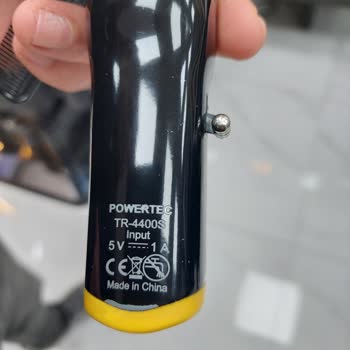 Powertec Tıraş Makinesinde Ağız Bölümü Yok