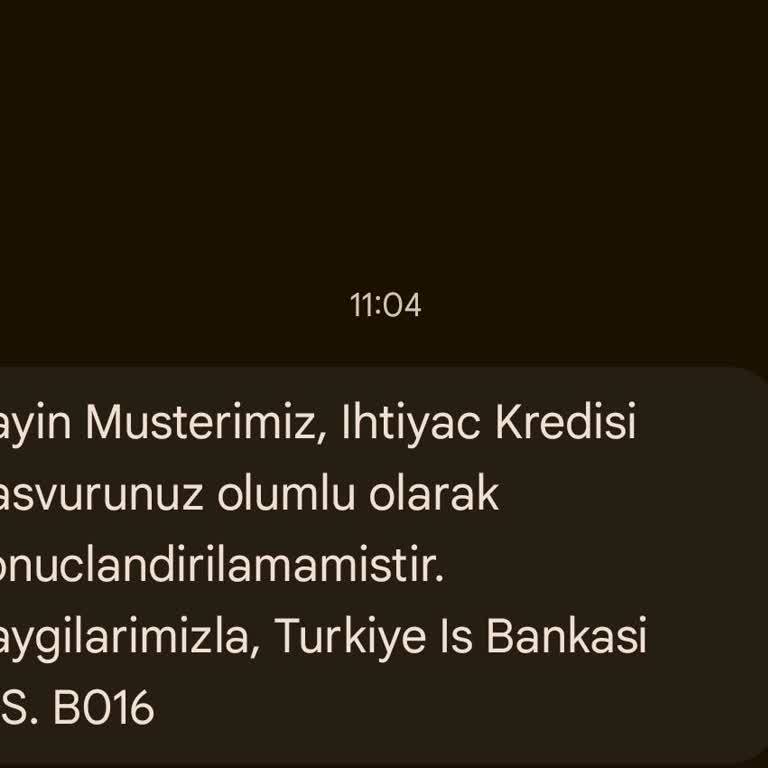 Kredi Başvurumun Yapay Zeka Red Nedeni Açıklanmadı