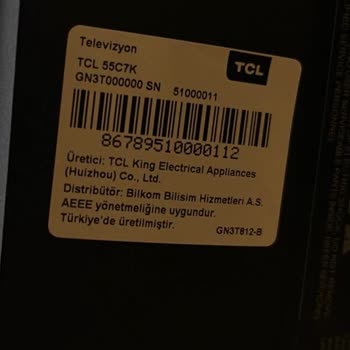 TCL 55C7K Televizyonda Görüntü Lekeleri Ve Hoparlör Uğultusu Üzerine Ücretsiz Değişim Talebi