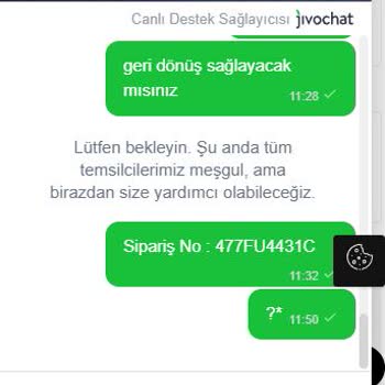 Butik Merve Aksoy'dan İade Talebine Yanıt Gelmedi