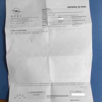 Opel Türkiye’den Takata Hava Yastığı Geri Çağırma Sürecinde Evrak Hatası Ve İhmal