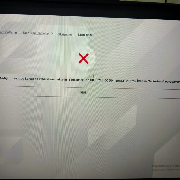 Nakit Avans Kısıtının Kaldırılması İçin Canlı Yetkiliye Ulaşamama Sorunu