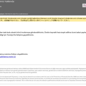 Garanti Talebim İçin İade Kodu Alınamıyor, Mağdur Oldum