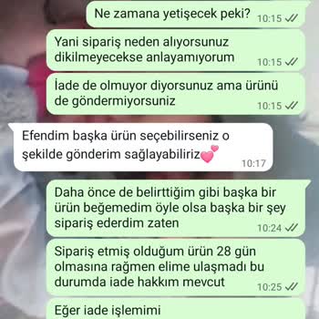 Moda Butik'te Siparişim Gönderilmedi, İade Talebim Reddedildi