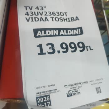 Fethiye A101 Mağazasında Yanlış Model Televizyon Teslimi Ve Çözüm Talebi