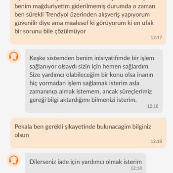 Trendyol’da Kırık Floretta Fincan Değişim Talebim Reddedildi