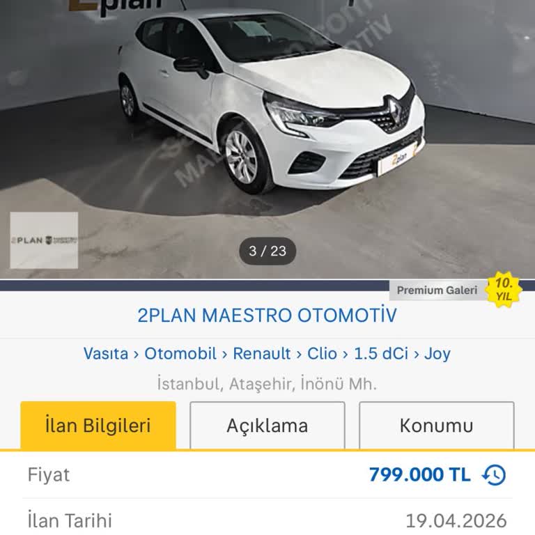 Sahibinden.com Üzerinden Yanıltıcı Araç İlanı Nedeniyle Zaman, Maddi Ve Manevi Mağduriyet