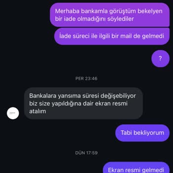 Velvishcase'de İade Gecikmesi Ve Açıklama Eksikliği