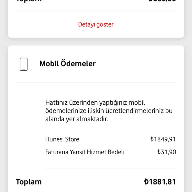 Faturamda 2-3 Bin TL Fazladan Çekiliyor Vodafone Ve Apple Yardımsız