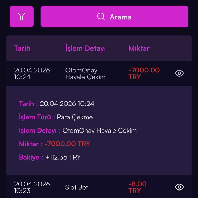 7.000 TL Çekim Talebimin Gecikmesi Ve Canlı Destek Yanıtsızlığı