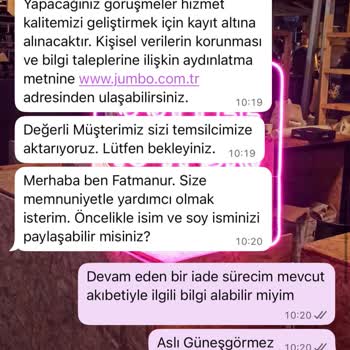 Jumbo Mağazasında 1800 Seri Çatal Bıçak Seti İadesi Gecikmesi Ve Yarım Ödeme Sorunu