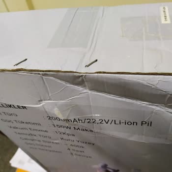 İade Edilmiş Ve Eksik Parçalarla Gelen Dikey Süpürge İçin Geri Ödeme Talebi