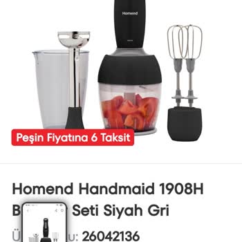 Blender Setinde Plastik Dişli Arızası Ve Parça Değişimi Talebi