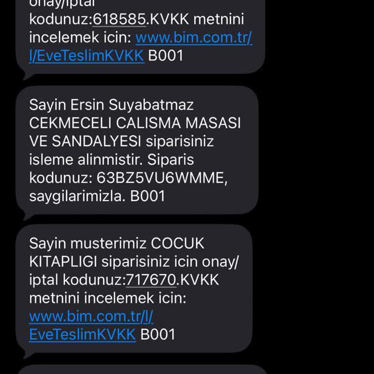 BİM Şerifali Mağazasından Çocuk Aktivite Masası Ve Kitaplığının Teslimat Gecikmesi Ve İletişimsizlik