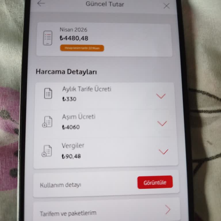 Vodafone Faturalı Planında Durma Özelliği Bildirimsiz Kapatıldı Ve Aşırı Fatura