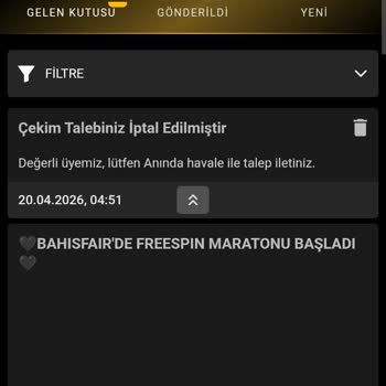 Bahisfair'de Kazandığım 1000 TL Çekim Talebim Sürekli Reddediliyor