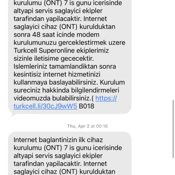 Altyapı Mevcut Bildirimi Ve Sonraki İptal Tutarsızlığı