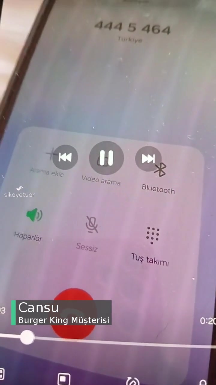 Burger King Ulaşılmayan Telefon /Bozuk Hat videonun kapak resmi