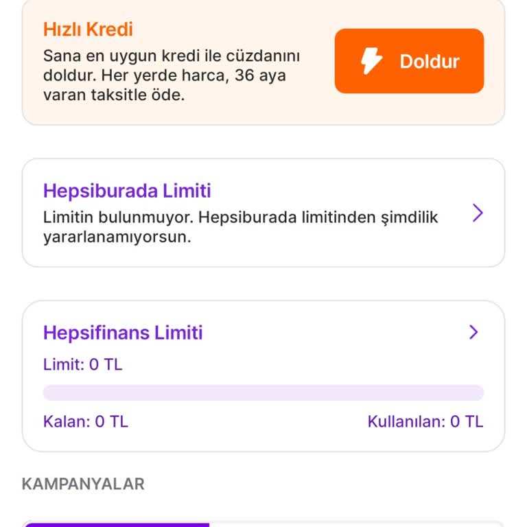 Düzenli Ödeme Yapan Müşteri Olarak Hepsiburada Limitimin Yeniden Verilmesi Ve Açıklama Talebi