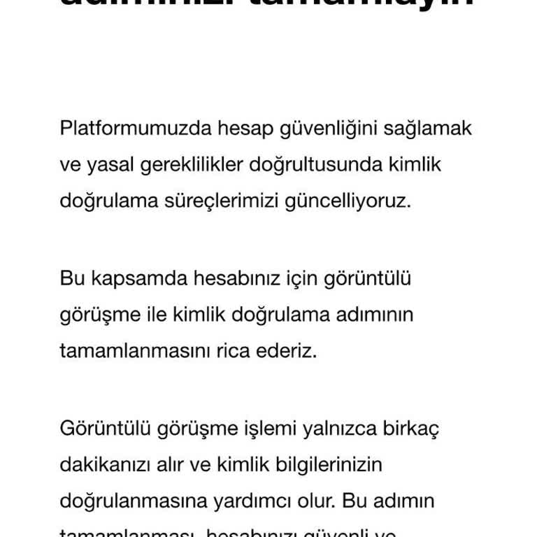 Kimlik Doğrulama Görüşmesinde İzinsiz Ekran Görüntüsü Alınması Endişesi