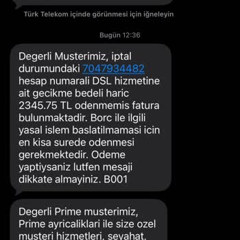 Başkasına Ait Borç Ve İcra Tehdidi Mesajları Telefonuma Geliyor