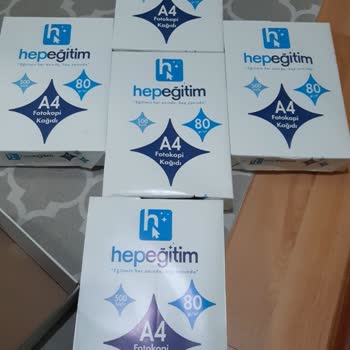 Hepeğitim Yanlış Marka Kağıt Gönderdi, Doğru Ürün Ve Ücretsiz İade Talep Ediyorum