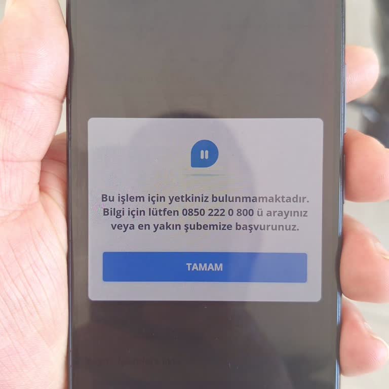 Mobil Bankacılık Yetkim Kısıtlandı, Müşteri Hizmetlerine Ulaşılamıyor