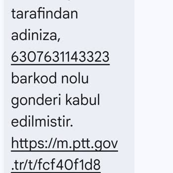 Kredi Kartım PTT Kargo Tarafından Şehir İçi Dolaştırılıyor Ve Teslim Edilmiyor