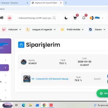 Ozygame Banlı Valorant Hesabı Satışı Ve 80 TL İade Talebi