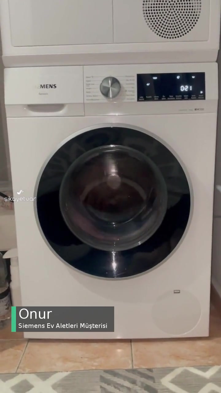 Siemens Çamaşır Makinesi Sorunları videonun kapak resmi