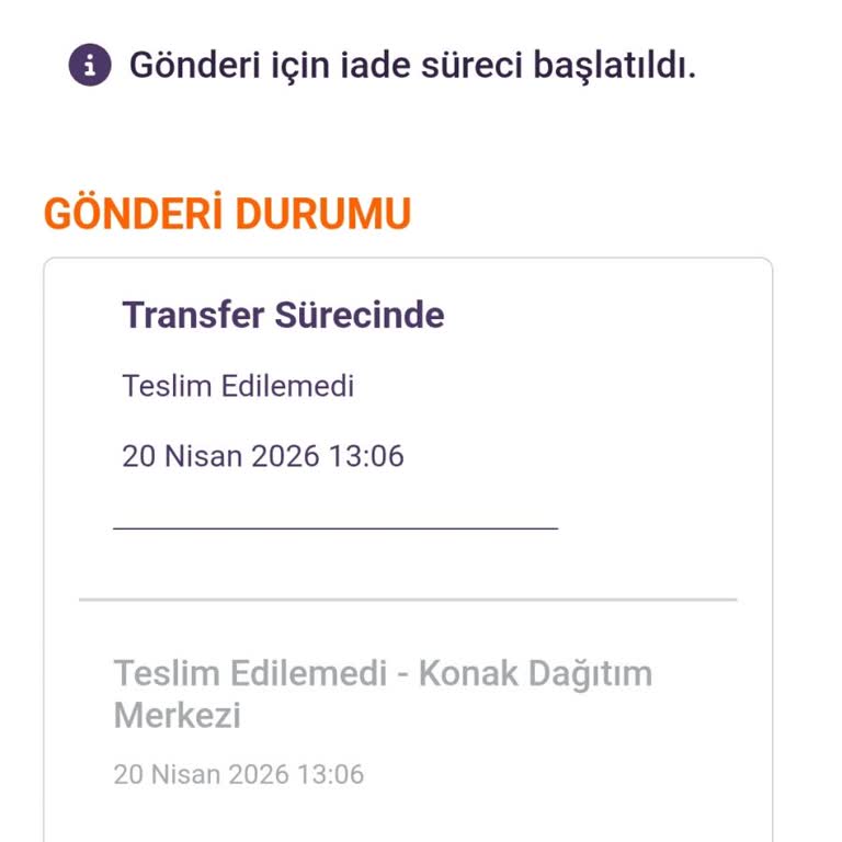 Hepsijet'in Hatalı Adres Nedeniyle İletişimsiz İade Süreci Ve Teslimat Talebi