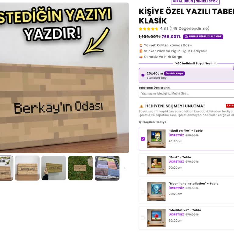 Netherslab Yanıltıcı 2 Al 1 Öde Kampanyası Ve Kişiselleştirilmiş Ürünlerde İade Reddi