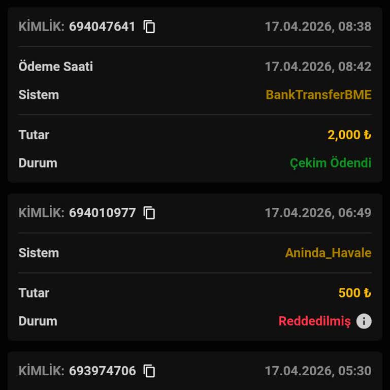 Çekim ‘Ödendi’ Görünüyor Ama Hesaba Geçmedi