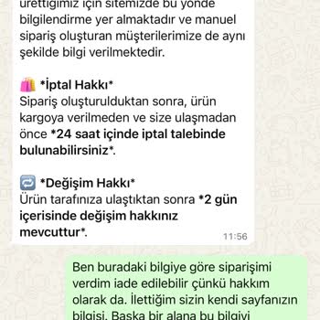 İade Reddi Ve Yanıltıcı Ürün Bilgileri Nedeniyle Mağduriyet
