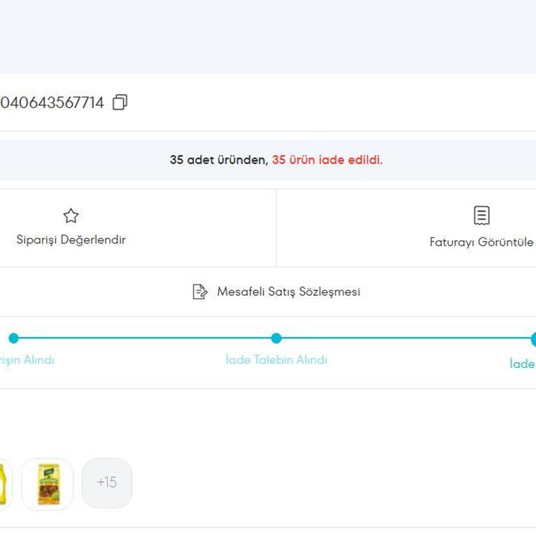 A101 Sipariş İptali Ve 893,50 TL İade Gecikmesi