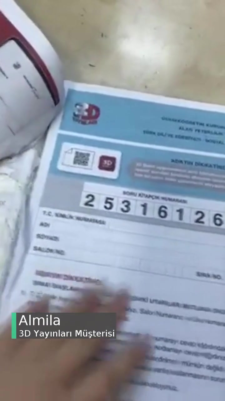 3D Yayınları AYT Sosyal Branş Denemesi Problemi videonun kapak resmi