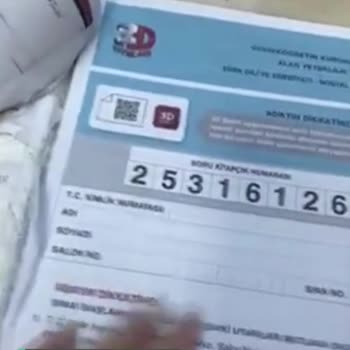3D Yayınları AYT Sosyal Branş Denemesi Problemi