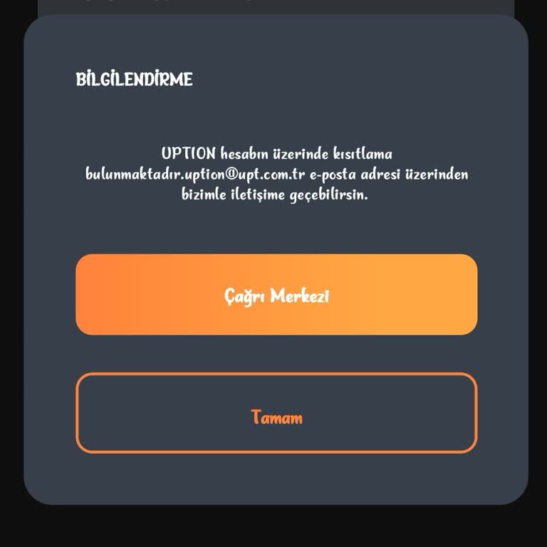 Uption Hesabımda Açıklama Olmadan Kısıtlama Ve Para Çekememe Sorunu