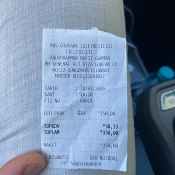 Üç Saat Ücretsiz Otoparkta 1 Dakikalık Gecikme İçin 350 TL Ücret Talebi