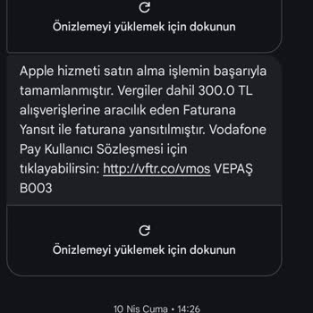Apple Onayım Olmadan Fatura Yansıdı