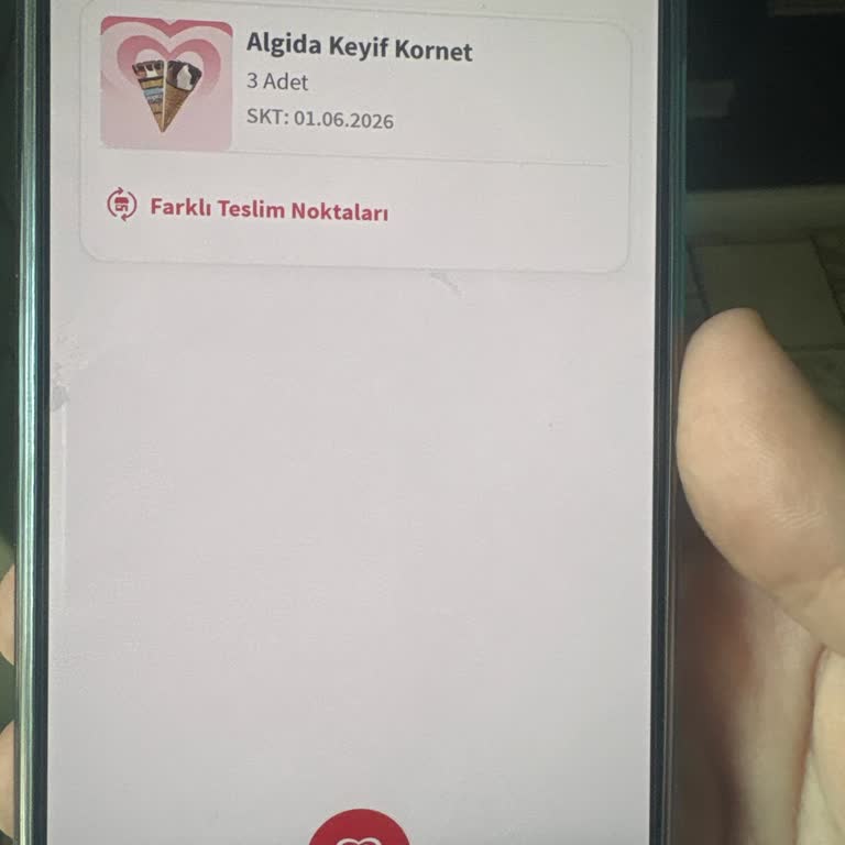 Algida’nın Geçerli Dondurma Kodları Mağazadan Reddedildi Ve Çocuk Hayal Kırıldı