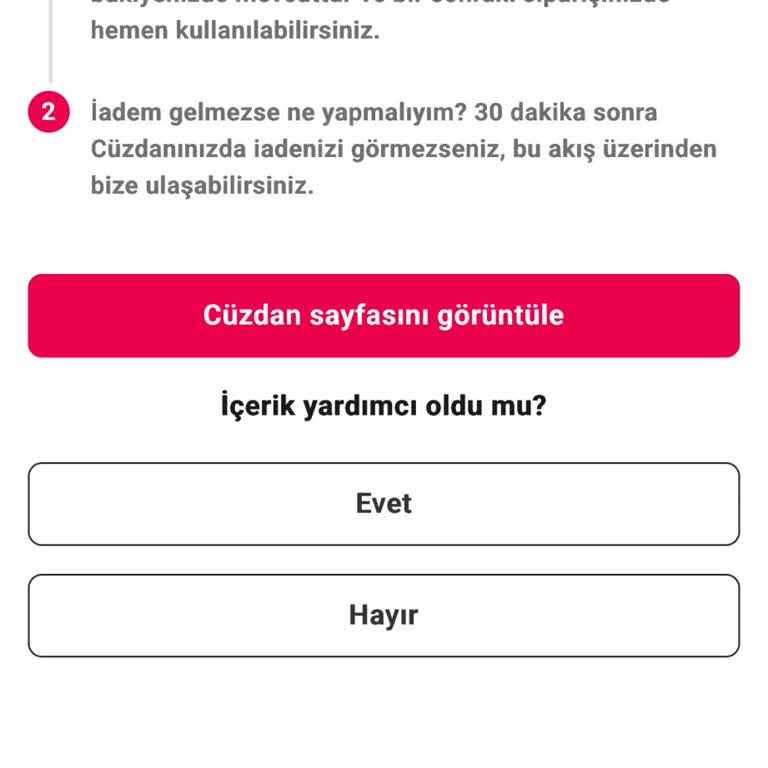 Sipariş İptali Sonrası İade Gelmedi Ve Müşteri Hizmetine Ulaşılamıyor