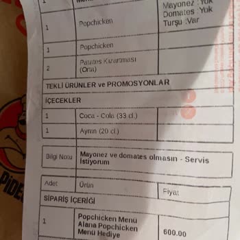 Domates Ve Mayonez İhlali Nedeniyle Alerji Riski Ve İade Talebi