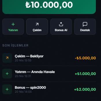 Spinify’de 5.000 TL Çekim Talebim Gecikiyor Ve Canlı Destek Engellendi