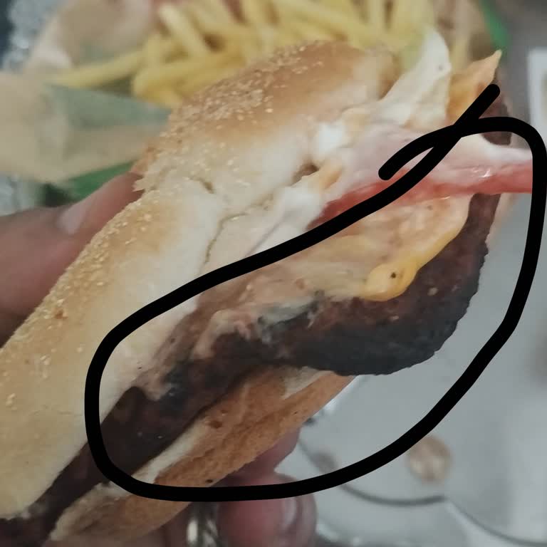 Yanık Burger King Siparişi İçin Tam İade Talebi