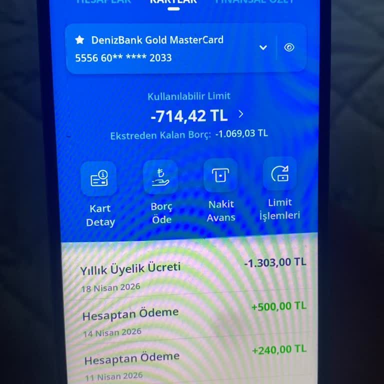 Bildirim Almadan Kesilen Yıllık Kart Aidatına İade İstiyorum
