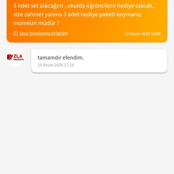 Sipariş Edilen 3 Setin Yalnızca 1’i Geldi Ve Hediye Paketi Yok