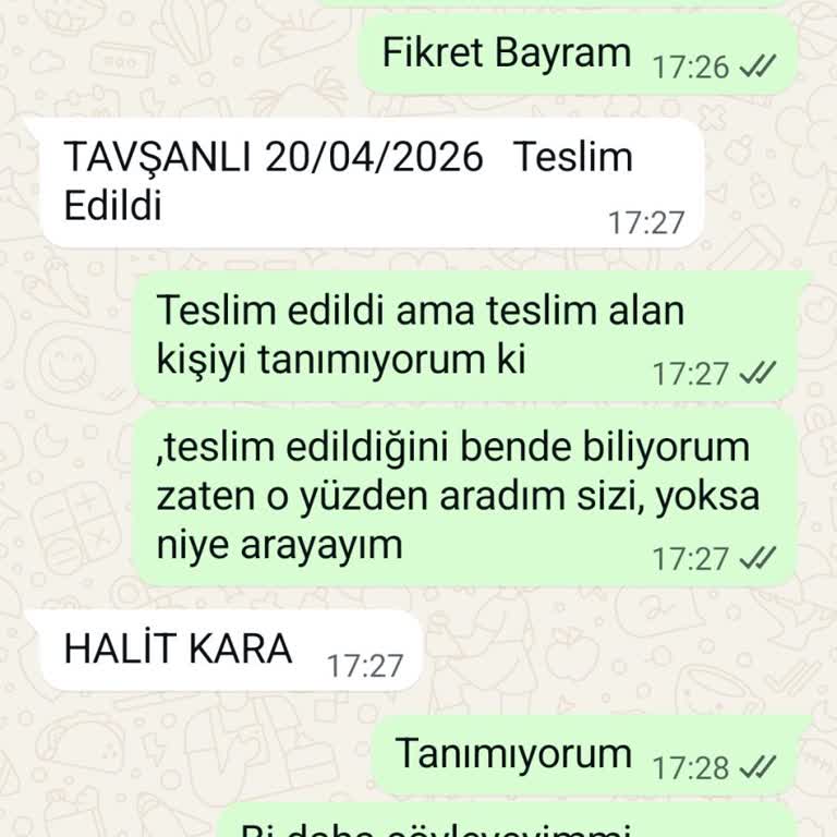 PTT Kargo Teslimatında Yanlış Kişiye Verilen Kargo Ve Kayıt Açma Sorunu