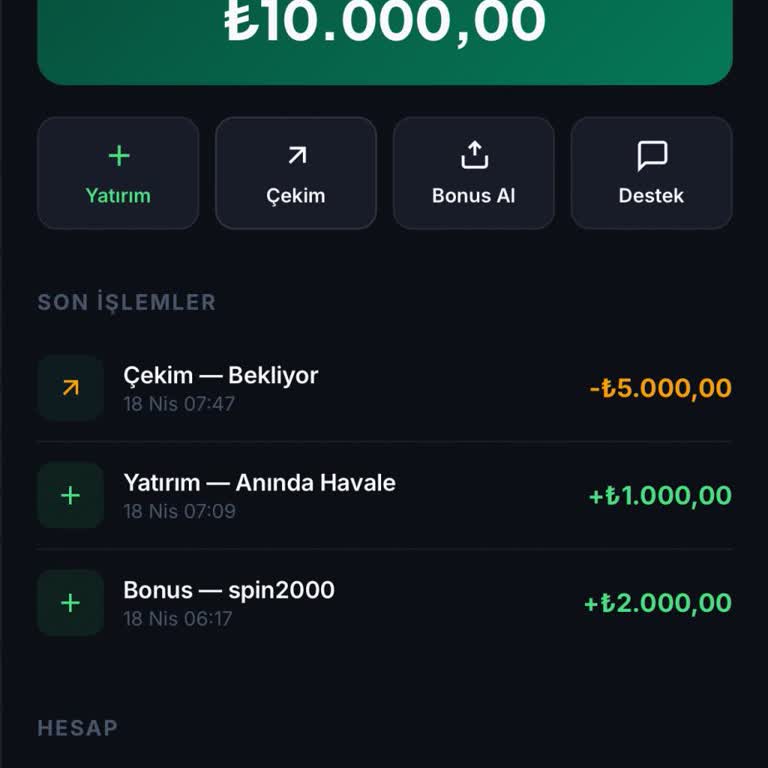 5.000 TL Çekim Talebim Beklemede Ve Canlı Destek Yanıt Vermiyor